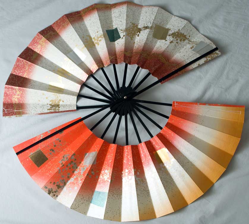 Japanese folding fan.