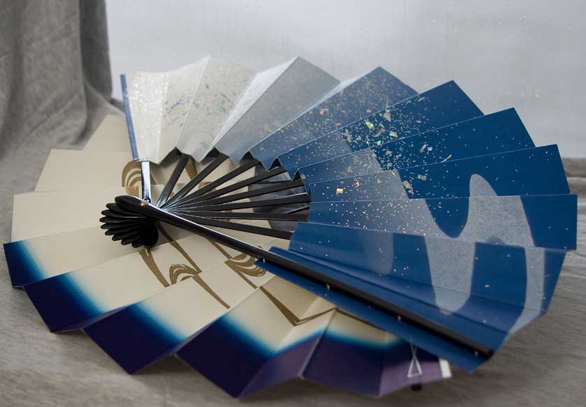 Japanese folding fan.