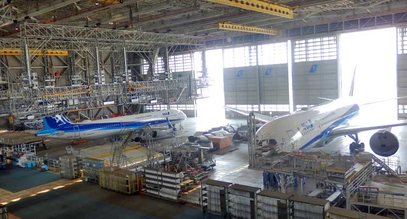 ANA Maintenance Facilities Tour Haneda Airport, Japan