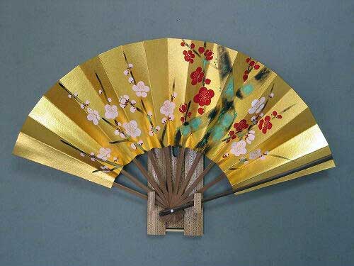 Japanese folding fan.