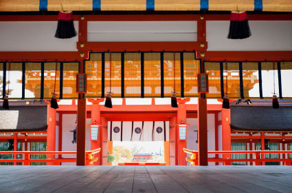 Fushimi Inari, main building.
