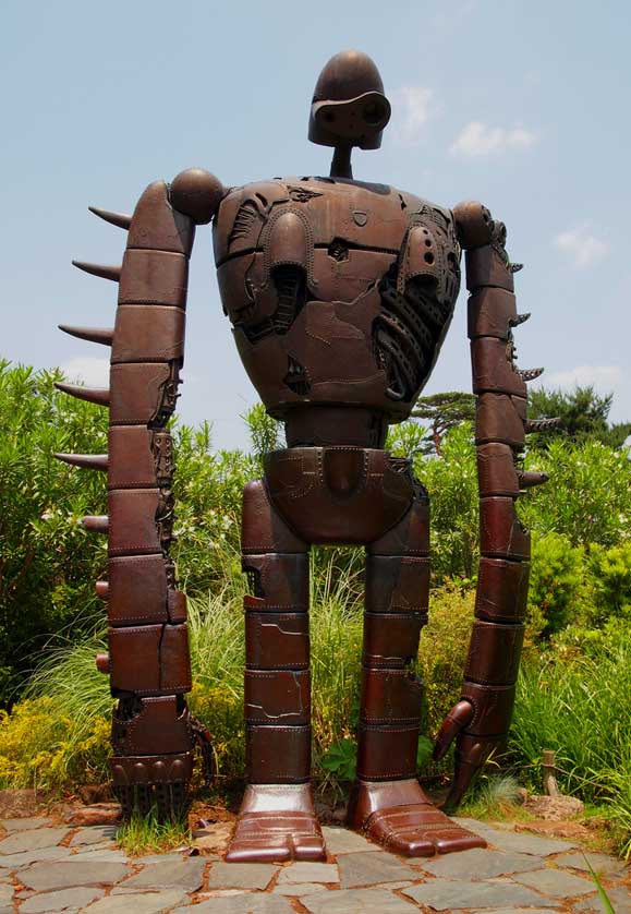 Robot Soldier on the Ghibli Museum Rooftop.