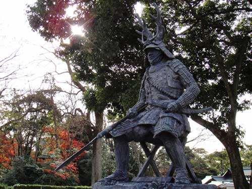 Honda Tadakatsu statue.