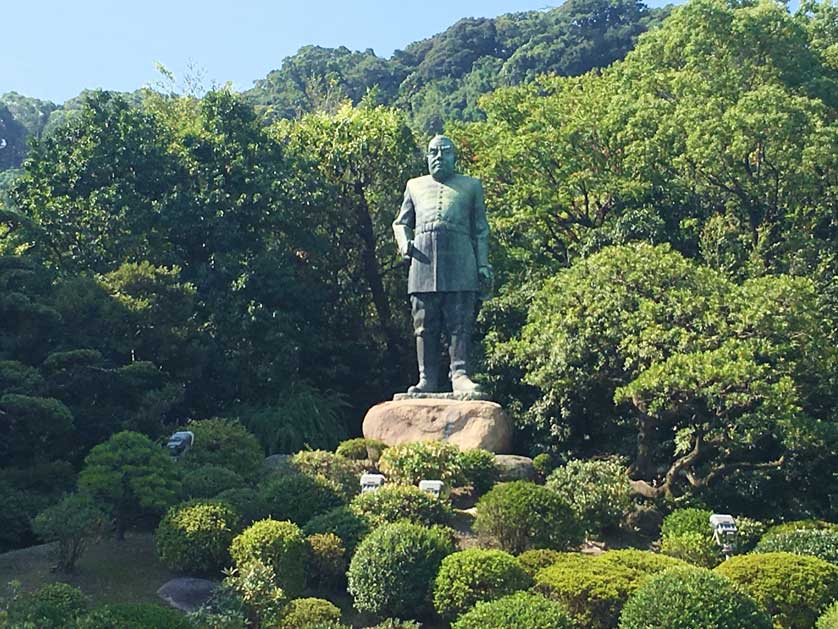 Saigo Takamori Statue, Kagoshima, Kyushu, Japan.