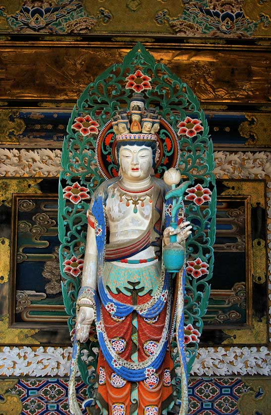 An 11-faced Kannon at Kosanji Temple on Ikuchijima Island in Hiroshima.