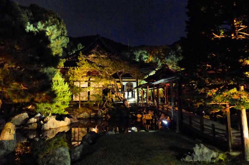 Kodaiji Temple illuminations in Kyoto.