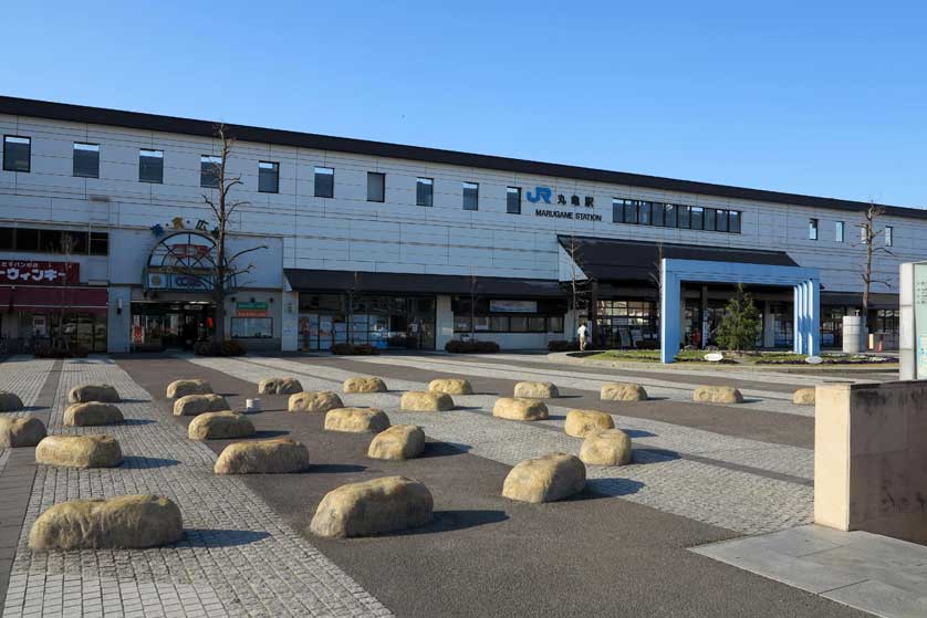 Marugame Station, Marugame, Kagawa, Shikoku.