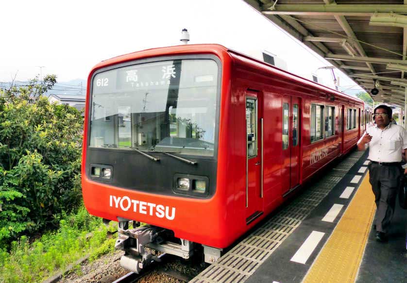 Iyotetsu train in Matsuyama.
