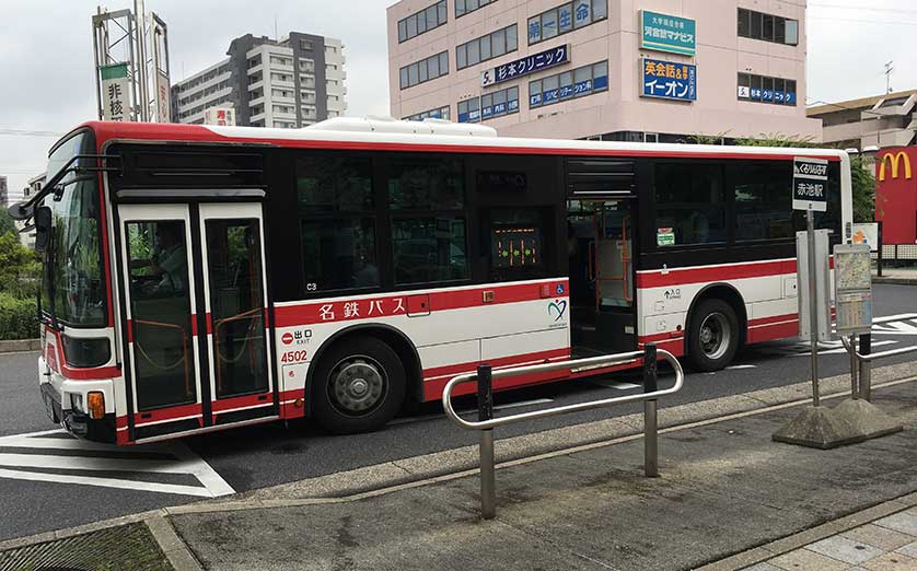 Meitetsu Bus, Akaike Station, Tsurumai Line, Nagoya.
