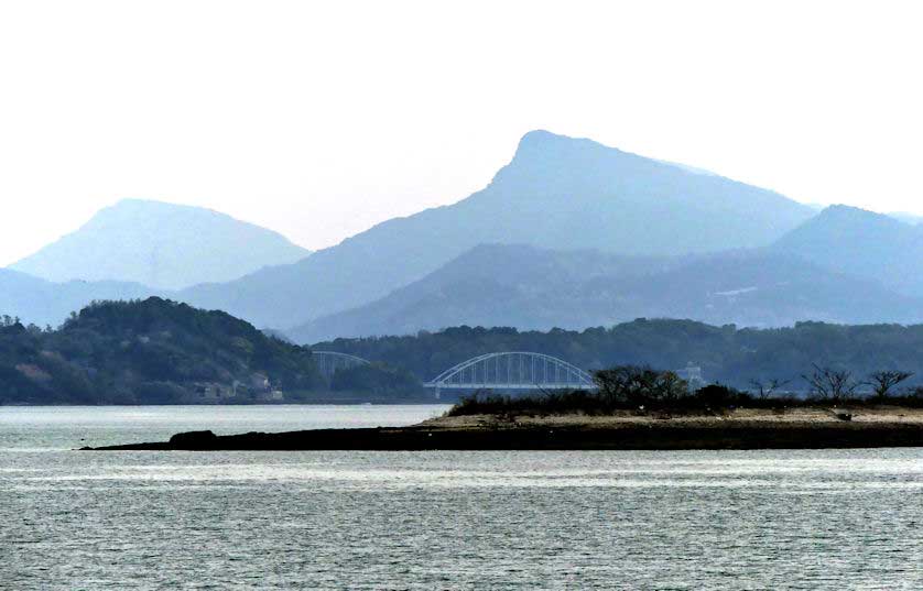 The view of the Amakusa Islands from Misumi Port.