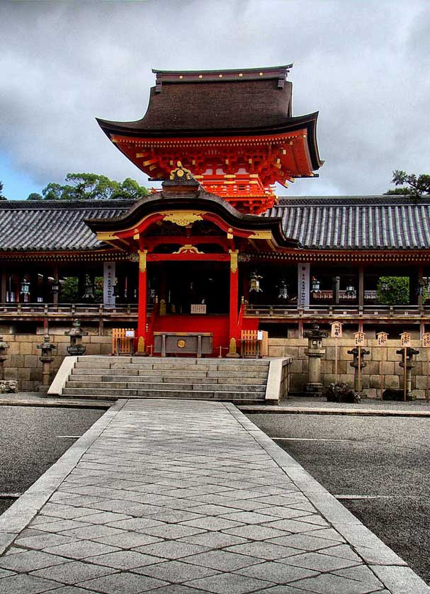 Iwashimizu Shrine in Yawata city, Kyoto.