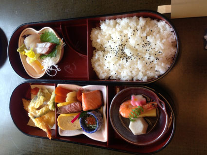 Part of Our Gourmet Japanese Lunch, Niigata Prefecture