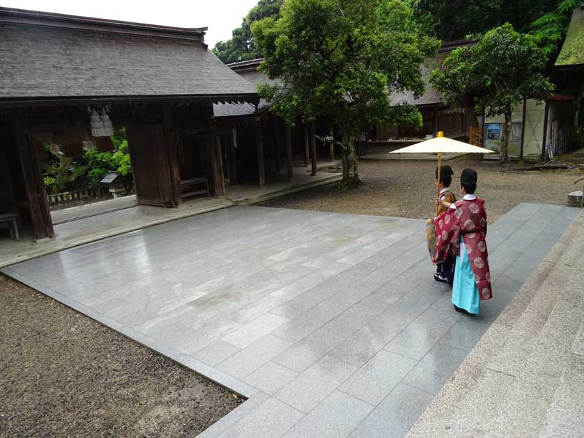 At Miho Shrine, Shimane Prefecture.