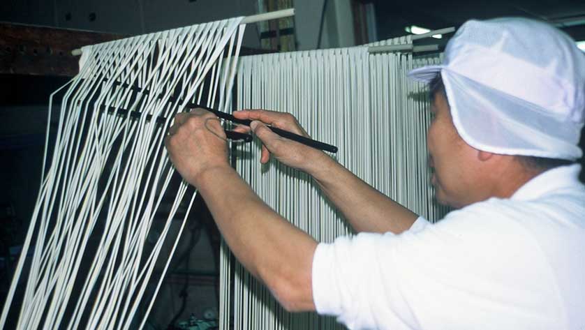 Making noodles on Shodoshima