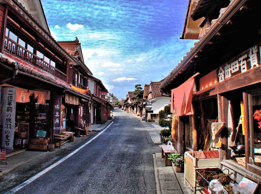 Fukiya a mountain village near Takahashi has a well preserved district of traditional buildings.