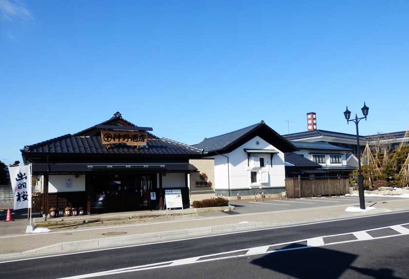 Dewa Sakura sake factory and store, Tendo.