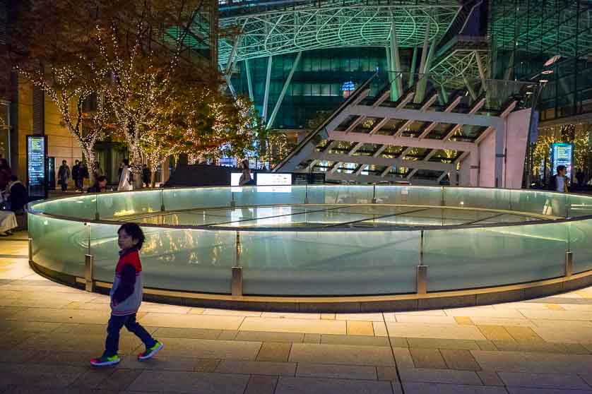 Midtown Garden at night, Tokyo Midtown, Akasaka, Tokyo.