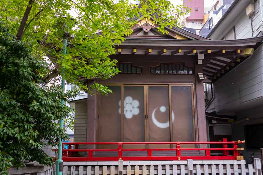 Storehouse for the omikoshi portable shrines, Torigoe Shrine, Taito-ku, Tokyo.