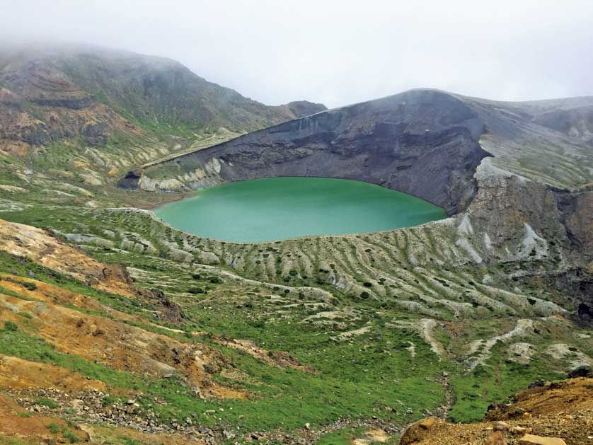 Berg Zao Kratersee in Yamagata.