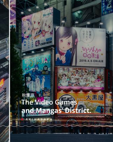 the video games and mangas district