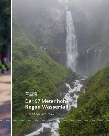 Wasserfall Kegon no taki, Nikko