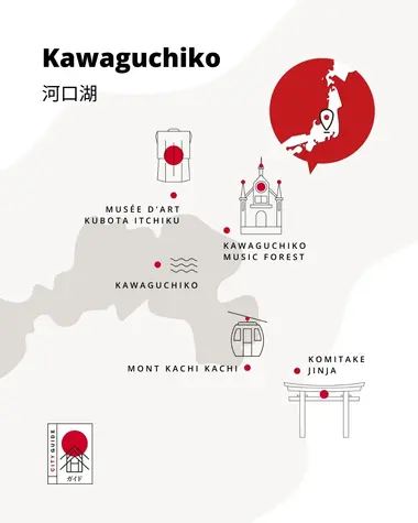 Carte Kawaguchiko