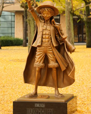 Statue de Luffy à Kumamoto