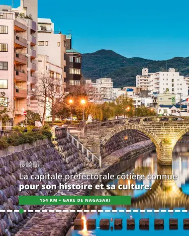 Nagasaki, la capitale préfectorale côtière connue pour son histoire et sa culture