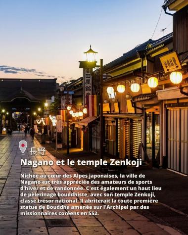 Nagano et le temple Zenkoji