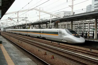 Shinkansen at Himeji Station