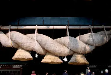 The Shimenawa at Izumo Taisha Shrine, Shimane Prefecture