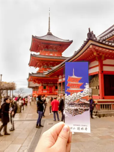 kiyomizu dera temple kyoto japan