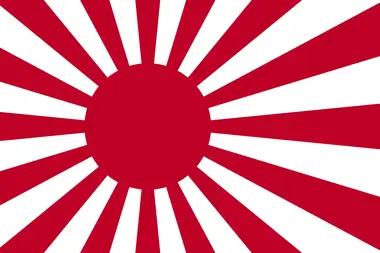 Le drapeau au disque solaire rayonnant est encore aujourd'hui le symbole des forces armées japonaises et rappelle pour beaucoup le Japon de la Seconde Guerre mondiale