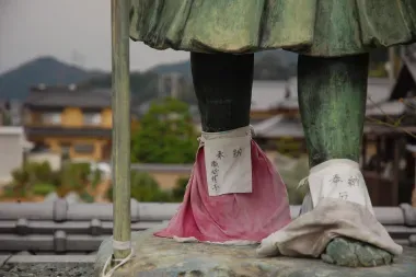 Les statues pieuses jalonnent le O-Henro, chemin de pèlerinage de l’île de Shikoku
