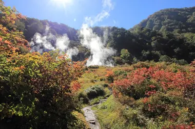 Les sources thermale de Renge, au sein du géoparc d'Itoigawa