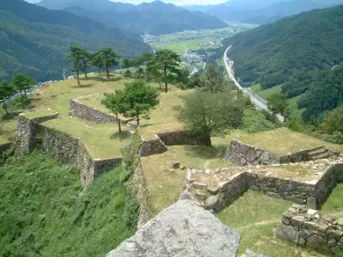 Les ruines du château de Takeda