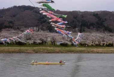 Balade en barque sur le fleuve Kitakami