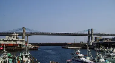 Le pont Blue Way Bridge à Odawara