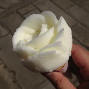 Ice cream flower at chirin chirin