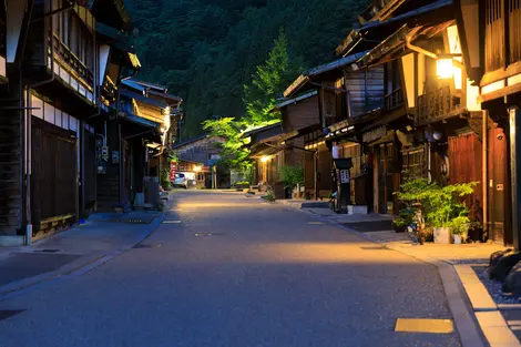 Small village on the old Nakasendo road, in the heart of Japanese Alps