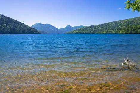 Shikaribetsu Lake in the Daisetsuzan National Park