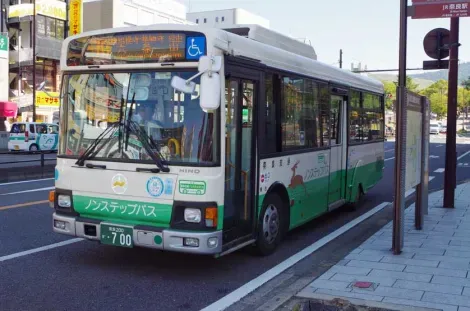 Bus outside Kintetsu Nara Station