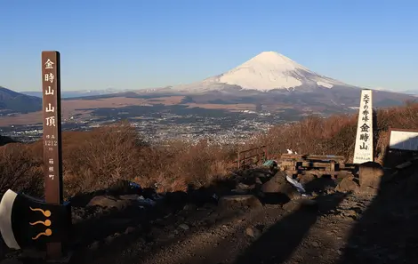 Le mont Fuji vu du Mont Kintoki