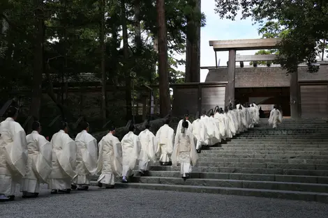 Procession at Ise-Jingu, Mie Prefecture