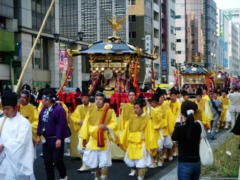 Le Sanno Matsuri est l'un des plus remarquable festival de Tokyo. Attention, la fête n'a lieu que toutes les années paires.