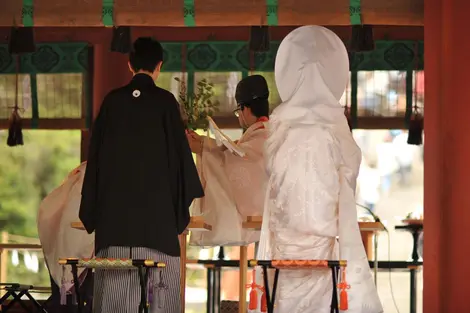 Eine Shinto-Hochzeit