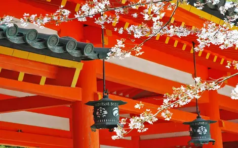 One of the Shinto temples of Kyoto Sakyo.