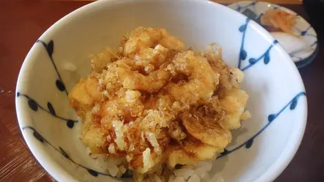 Tempura du restaurant Hiraishi.