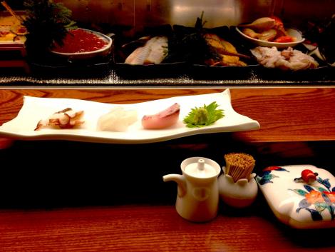 Il ristorante di sushi Gou, Fukuoka.