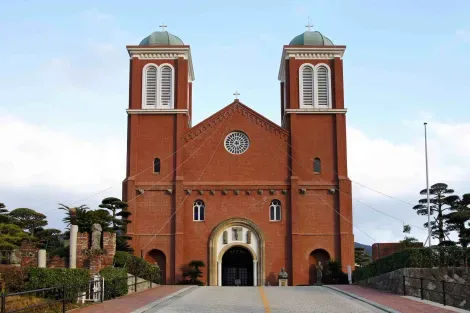La Cattedrale Urakami, a nord di Nagasaki.